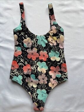 RARE Billabong x Andy Warhol Flowers One-Piece Swimsuit - Billabong LAB - S